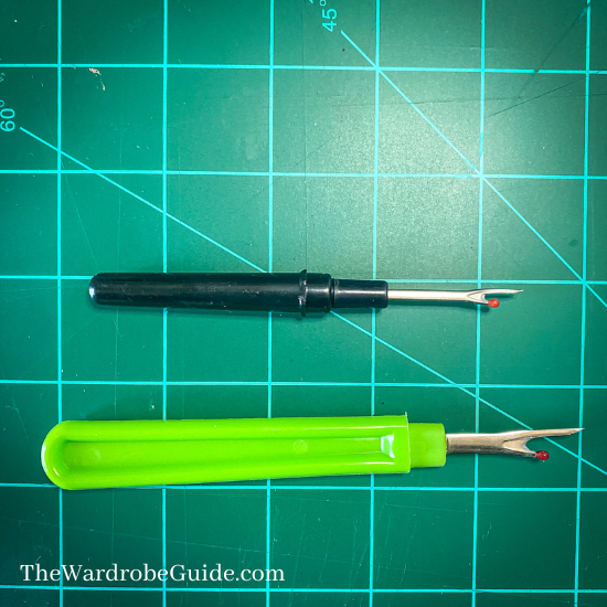 Basic hand sewing tools: Seam Rippers