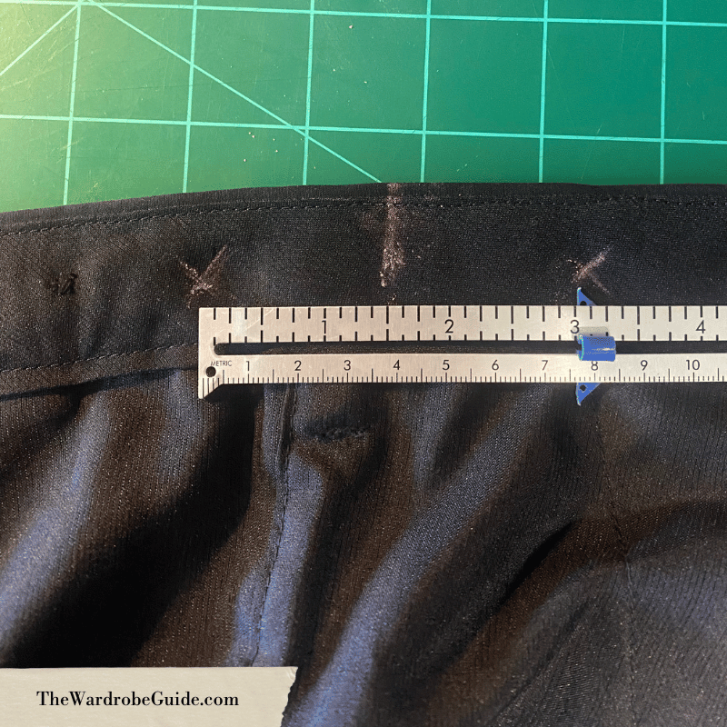 adding suspender button placement on pants