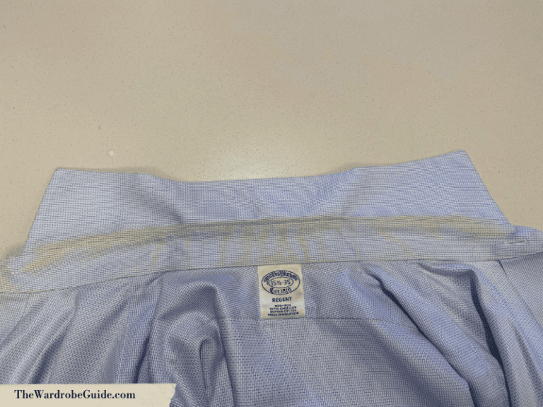 How to Remove Collar Stains - The Wardrobe Guide