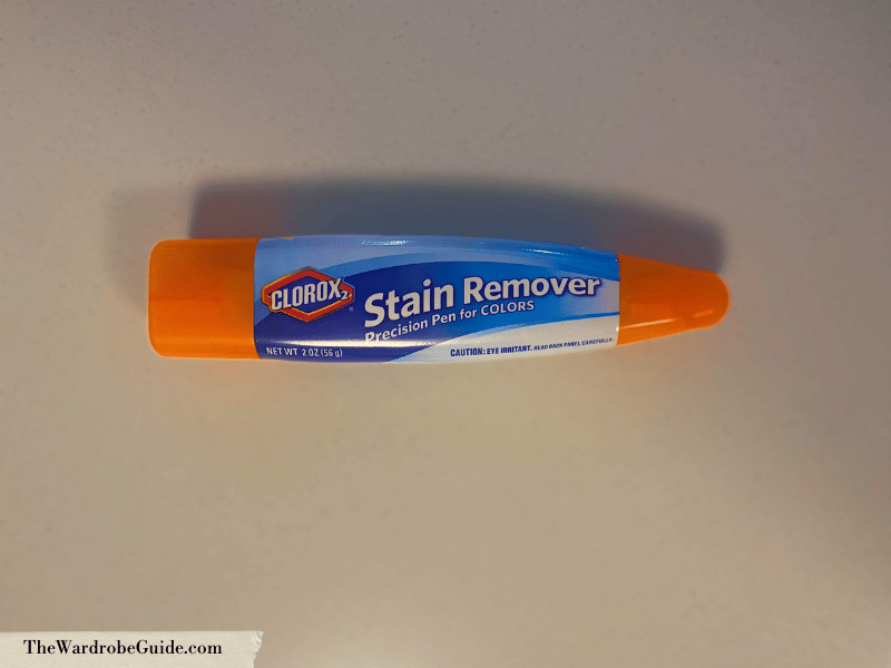Clorox Pen used to remove collar stains